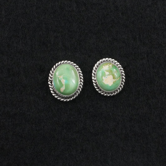 Eugene Gruber Turquoise & Sterling Silver Earrings