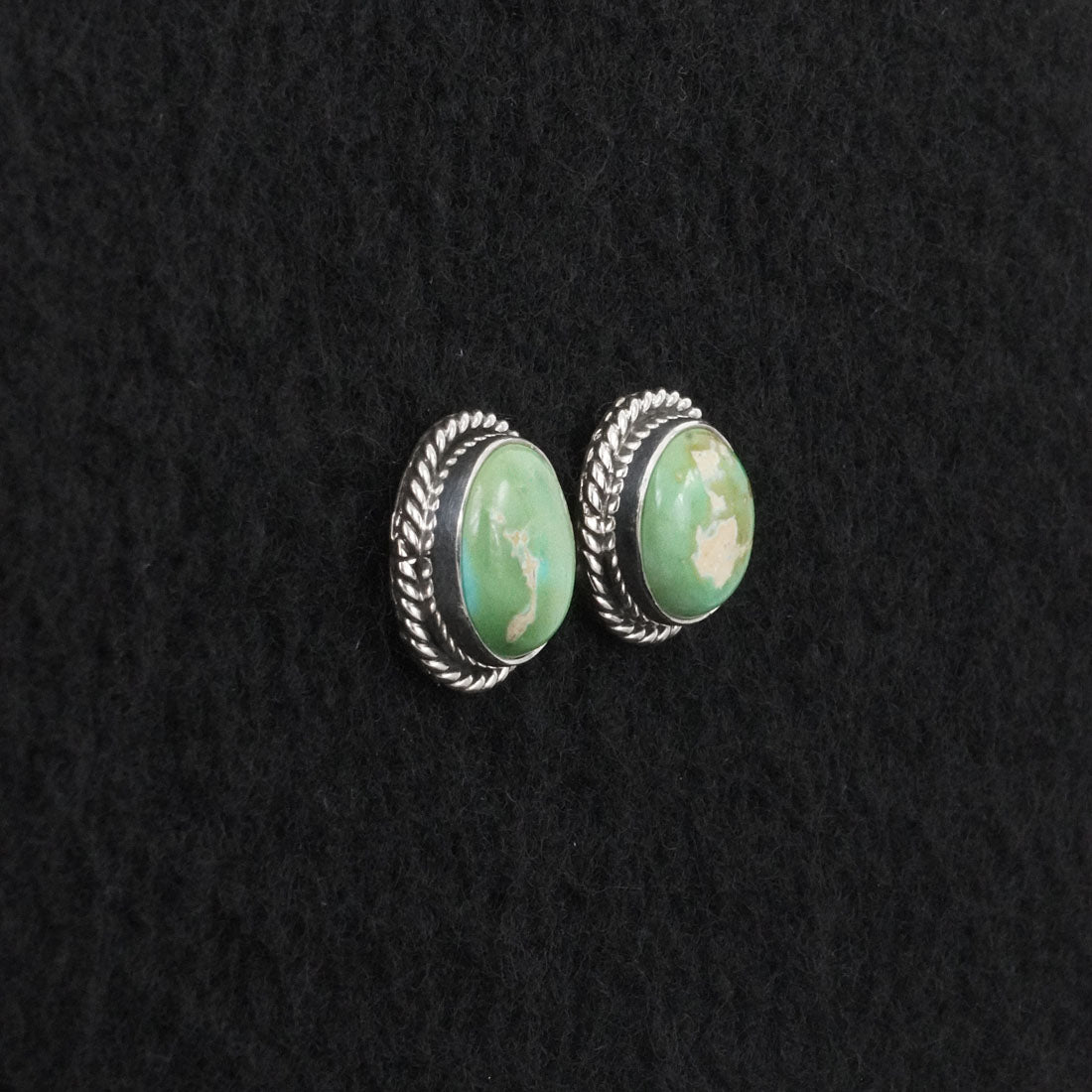 Eugene Gruber Turquoise & Sterling Silver Earrings