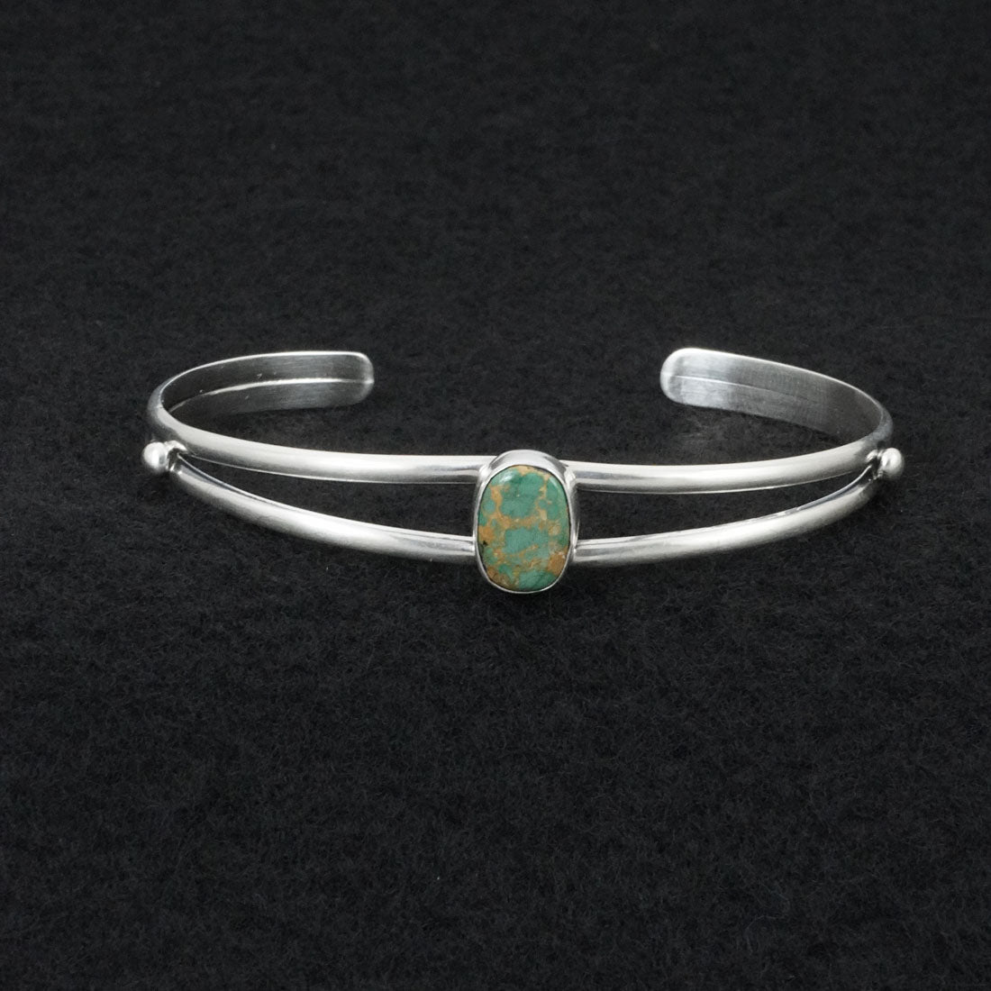 Rosemary Saunders Turquoise & Sterling Silver Bracelet