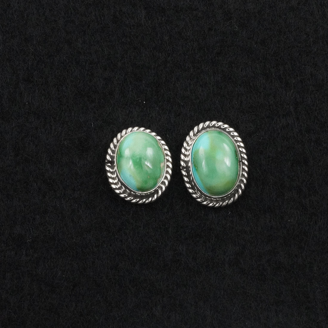 Eugene Gruber Turquoise & Sterling Silver Earrings