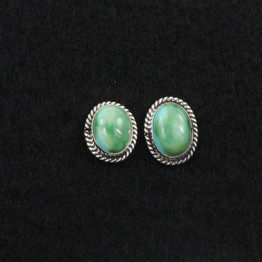 Eugene Gruber Turquoise & Sterling Silver Earrings