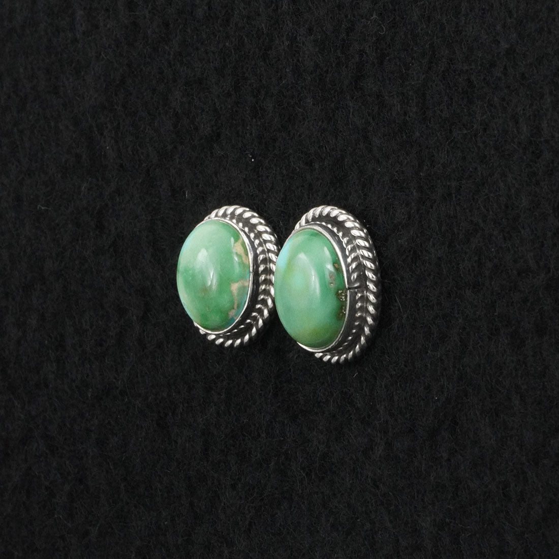 Eugene Gruber Turquoise & Sterling Silver Earrings