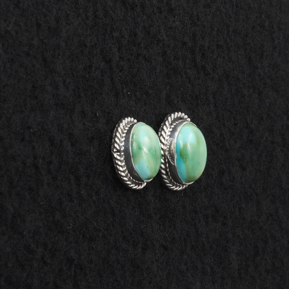 Eugene Gruber Turquoise & Sterling Silver Earrings