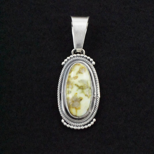 Darrin Livingston Variscite & Sterling Silver Pendant