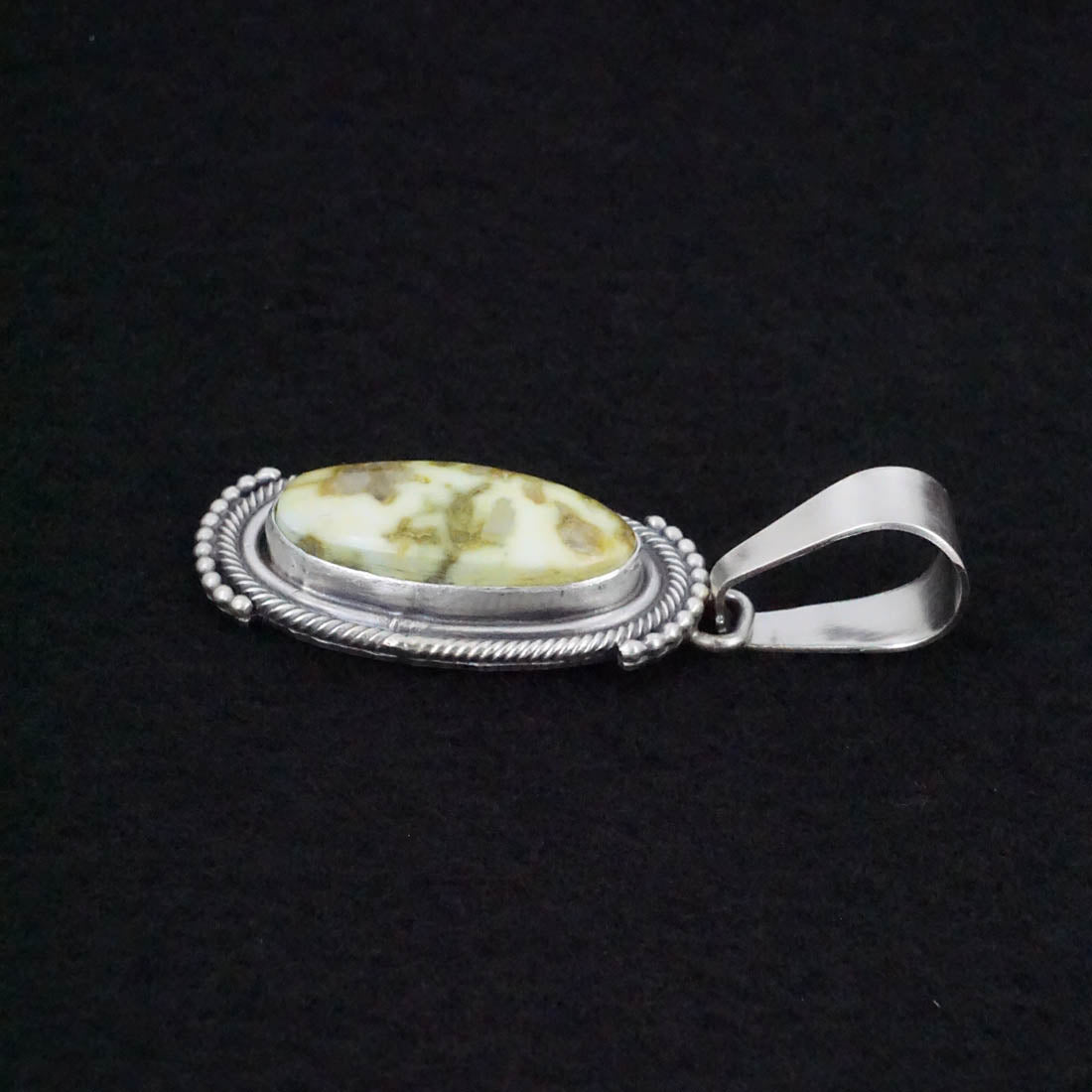 Darrin Livingston Variscite & Sterling Silver Pendant