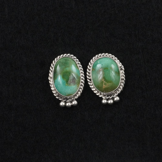 Eugene Gruber Turquoise & Sterling Silver Earrings