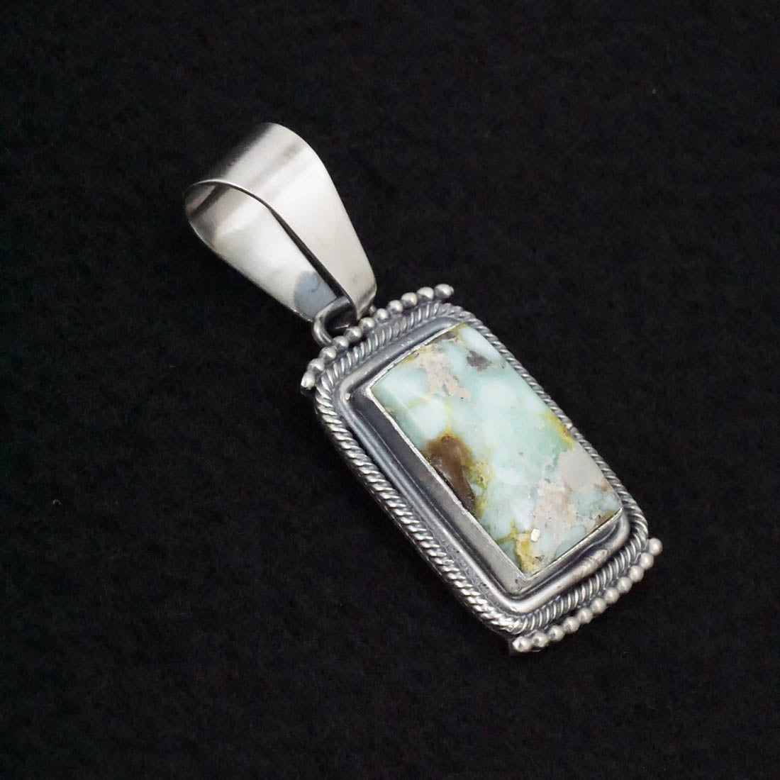 Darrin Livingston Variscite & Sterling Silver Pendant