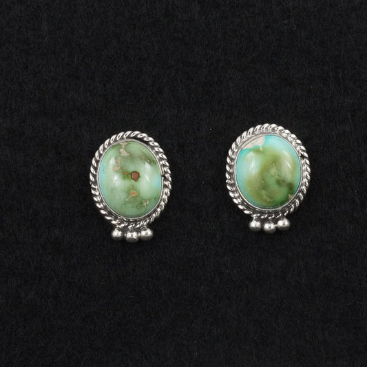 Eugene Gruber Turquoise & Sterling Silver Earrings
