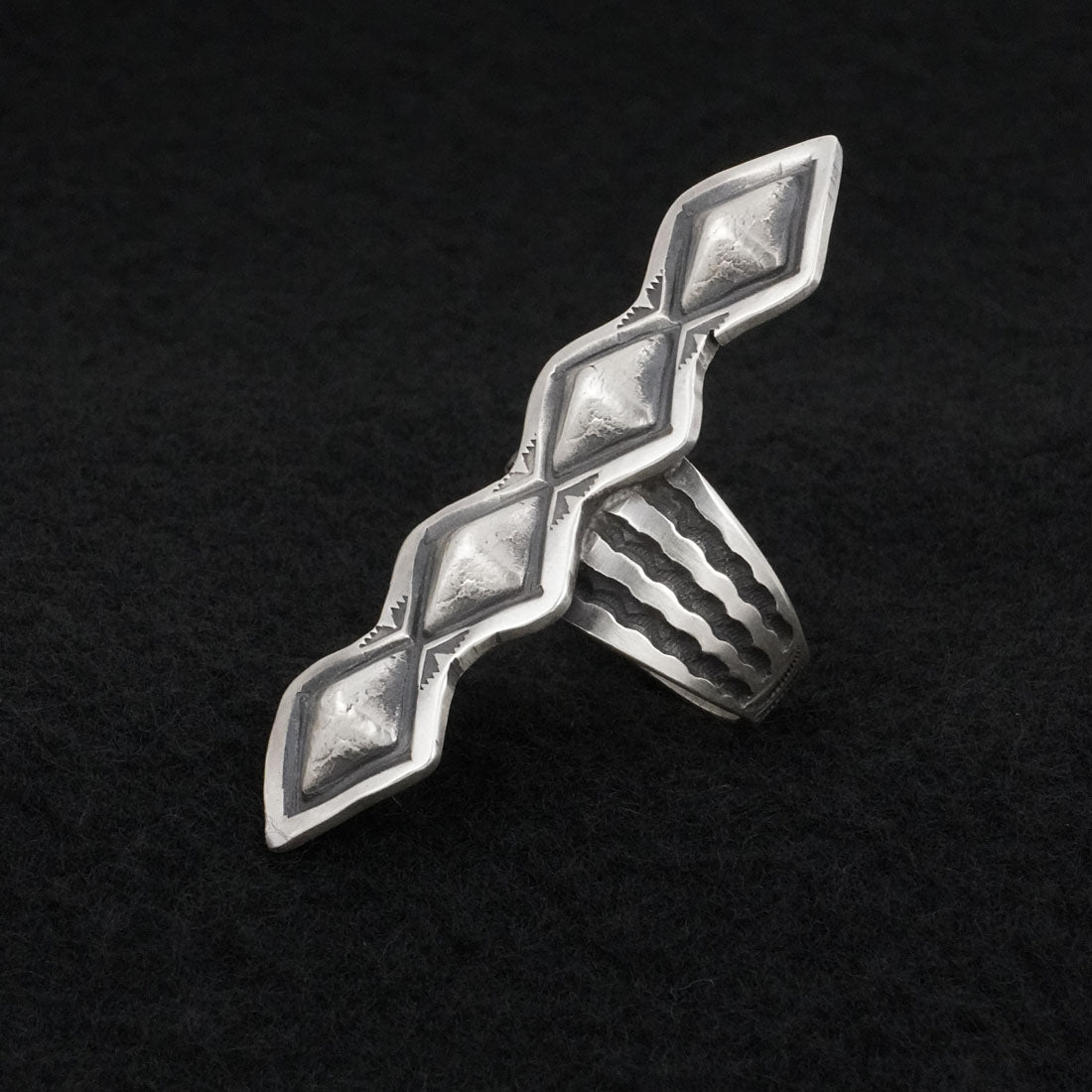 Calvin Martinez Sterling Silver Ring Size 10