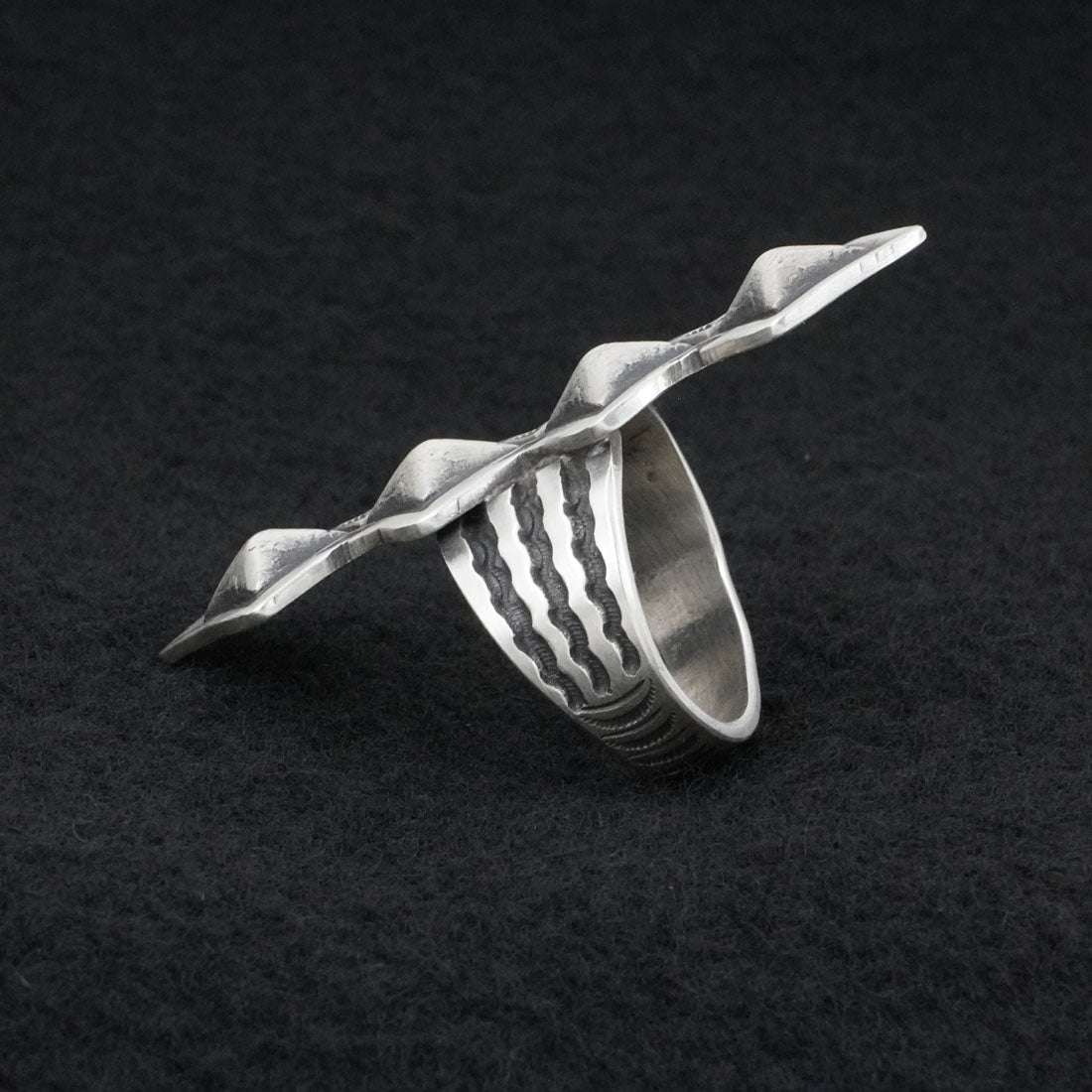 Calvin Martinez Sterling Silver Ring Size 10