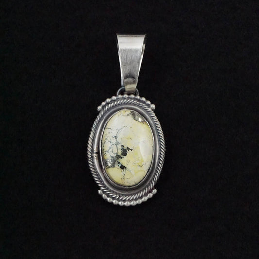 Darrin Livingston Variscite & Sterling Silver Pendant