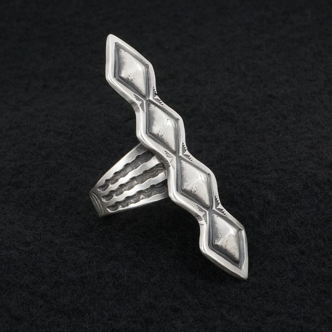 Calvin Martinez Sterling Silver Ring Size 10
