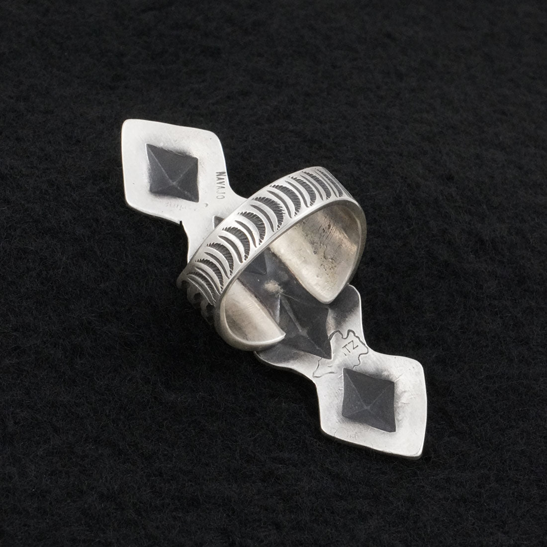 Calvin Martinez Sterling Silver Ring Size 10