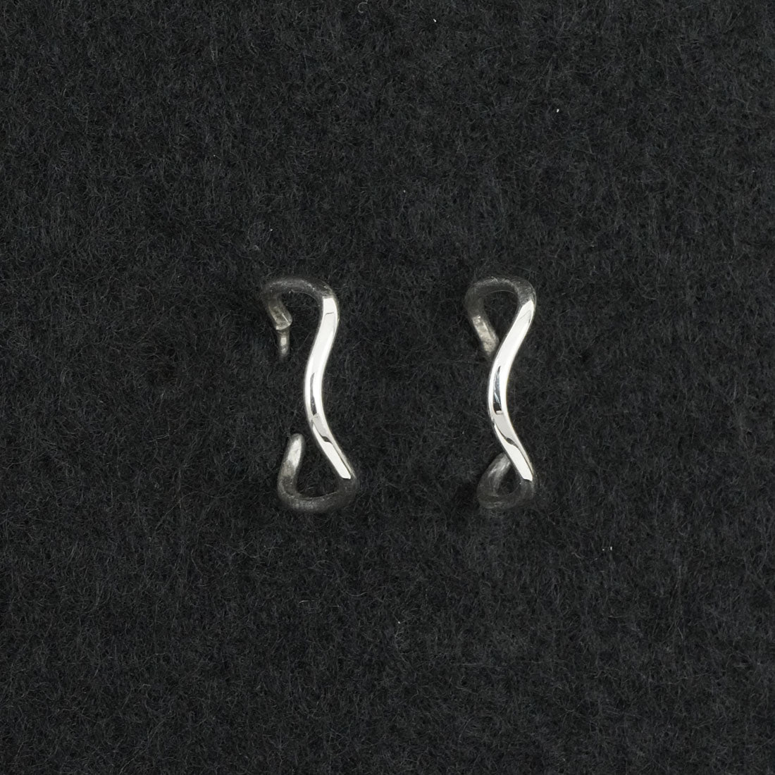 Elaine Tahe Sterling Silver Hoop Earrings