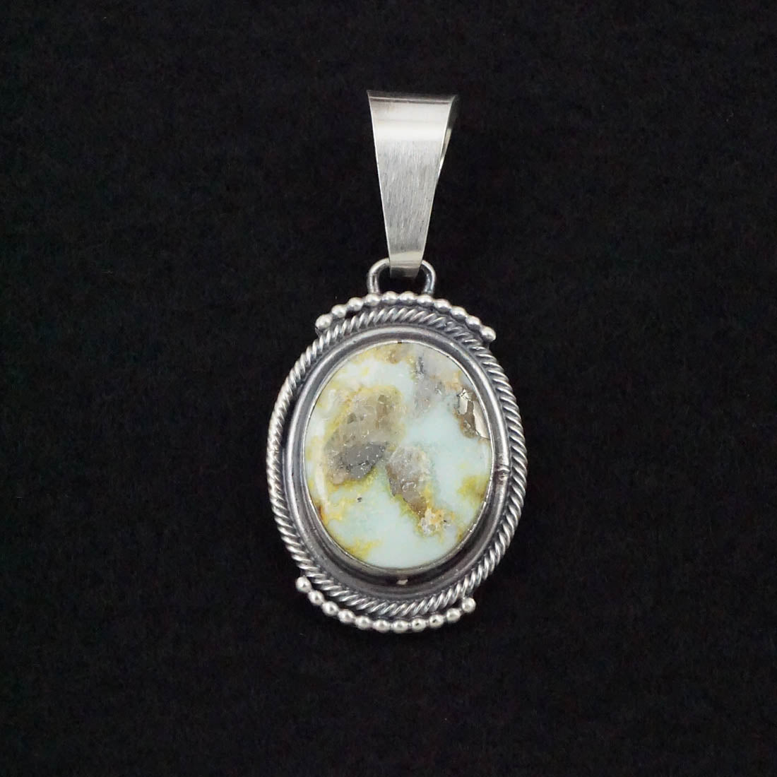 Darrin Livingston Variscite & Sterling Silver Pendant