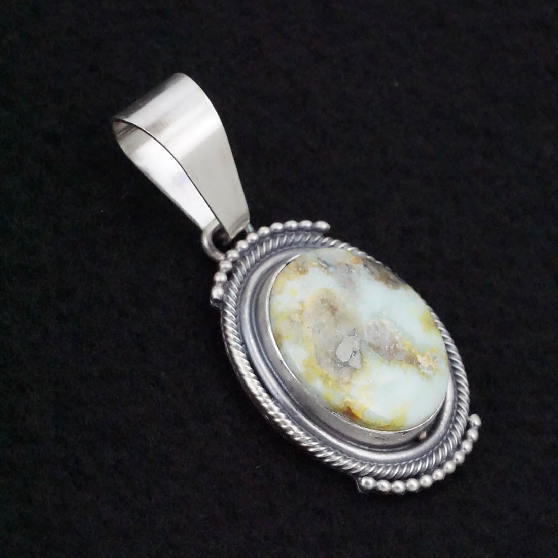 Darrin Livingston Variscite & Sterling Silver Pendant