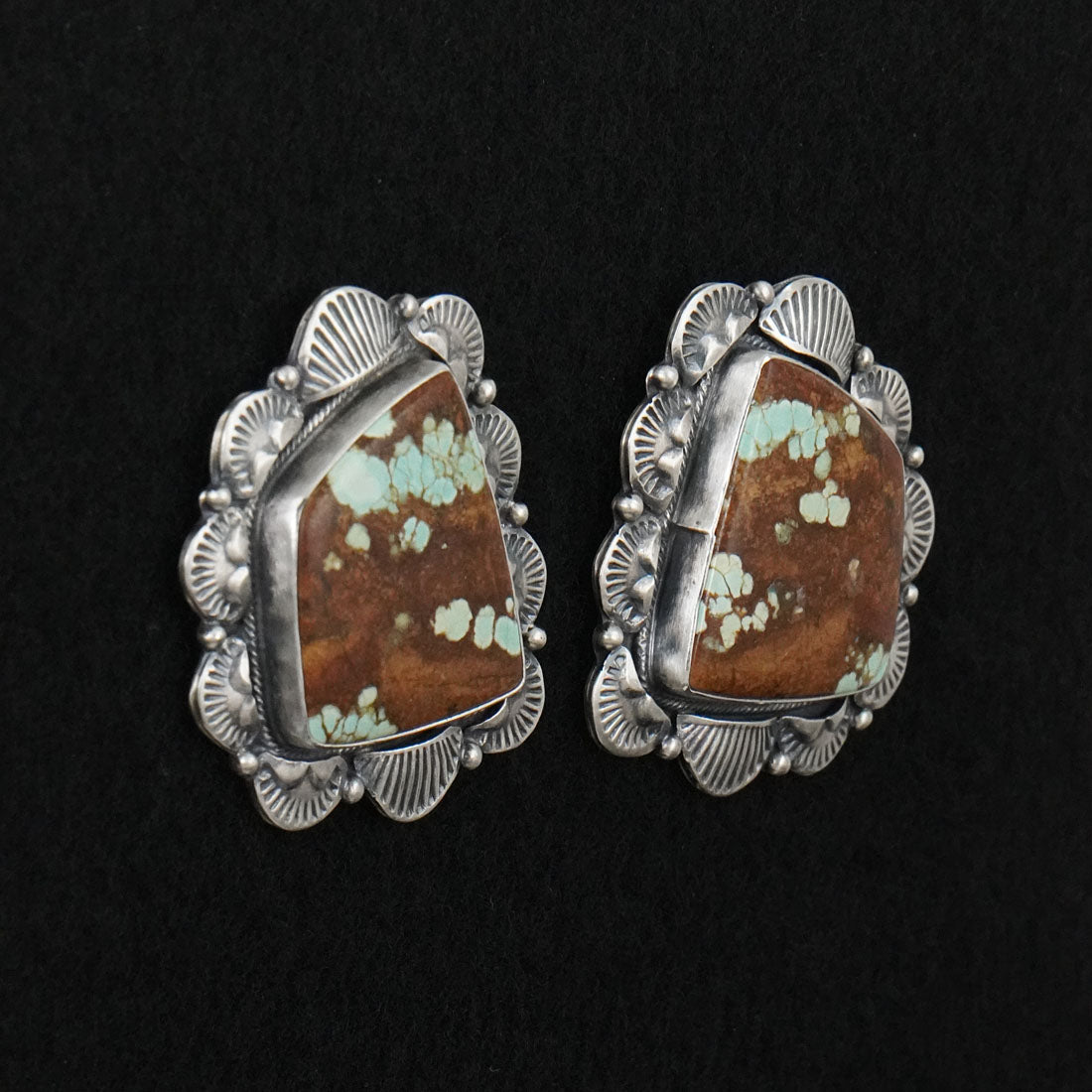 Bob Becenti Turquoise & Sterling Silver Necklace Set