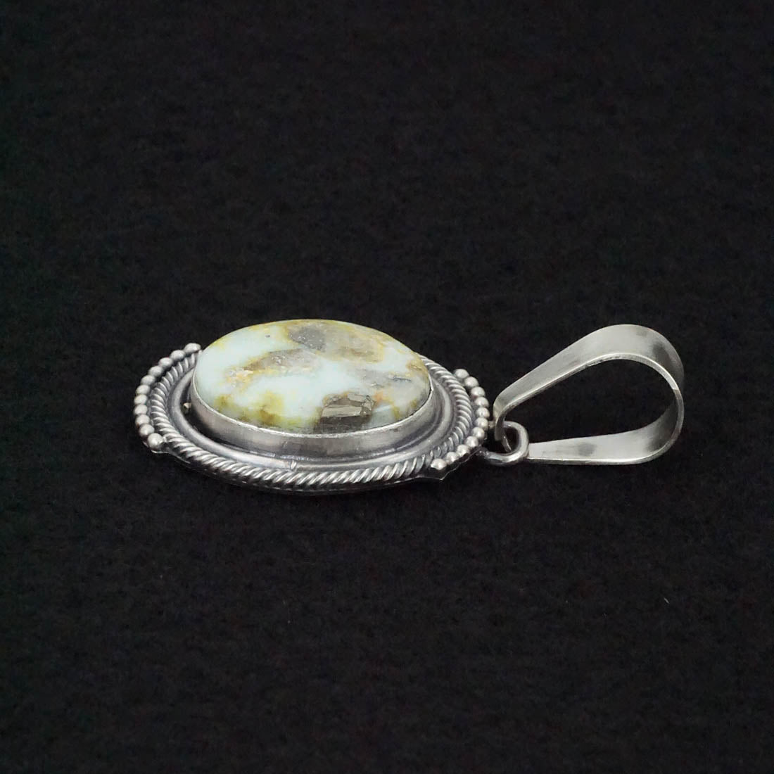 Darrin Livingston Variscite & Sterling Silver Pendant