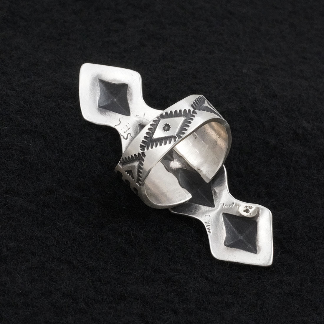 Calvin Martinez Sterling Silver Ring Size 9