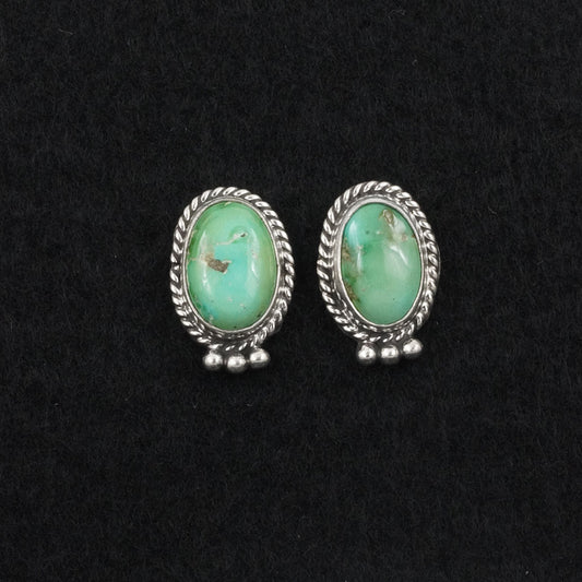 Eugene Gruber Turquoise & Sterling Silver Earrings