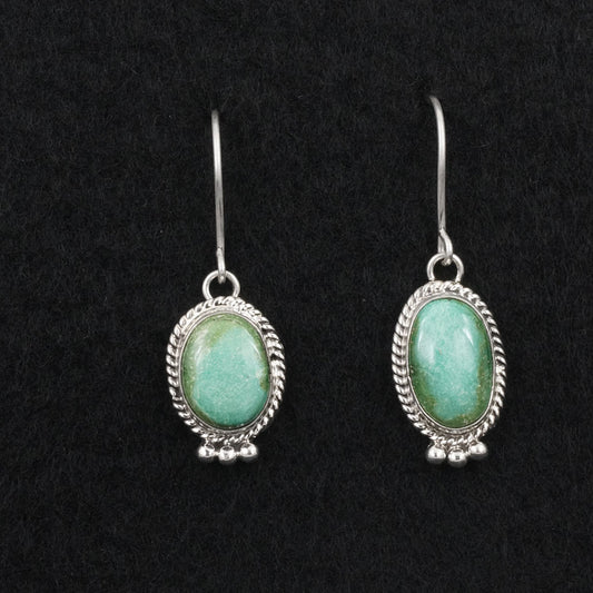 Eugene Gruber Turquoise & Sterling Silver Earrings