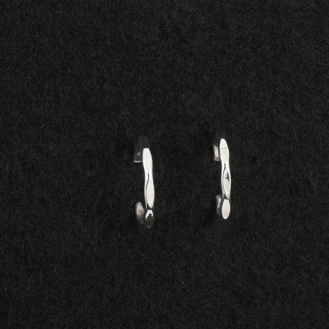 Elaine Tahe Sterling Silver Hoop Earrings