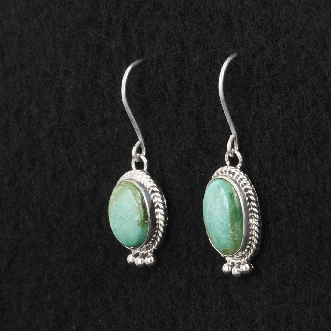 Eugene Gruber Turquoise & Sterling Silver Earrings