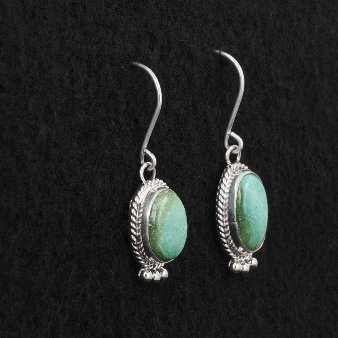 Eugene Gruber Turquoise & Sterling Silver Earrings