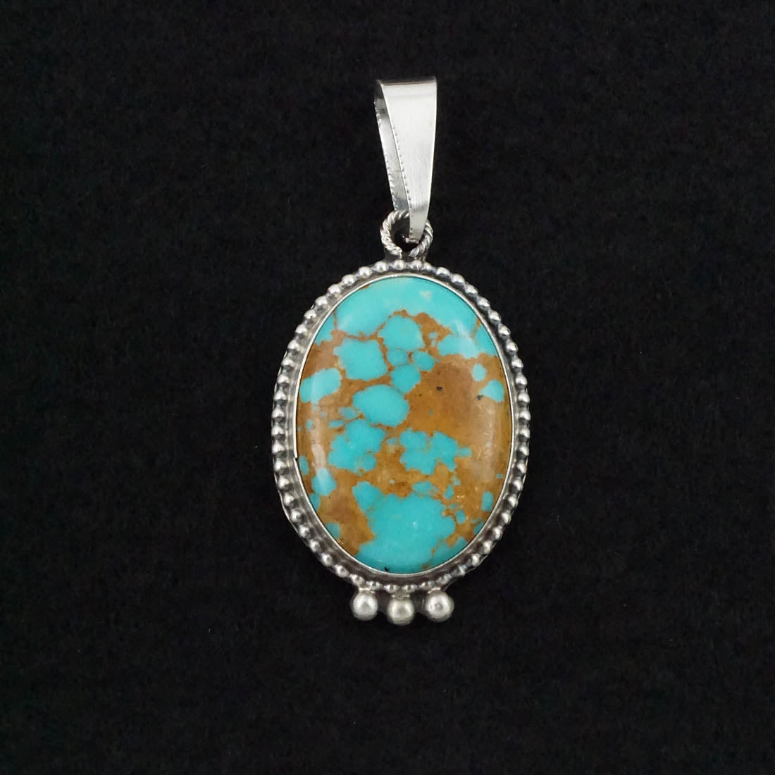 Jimmy Garcia Turquoise & Sterling Silver Pendant