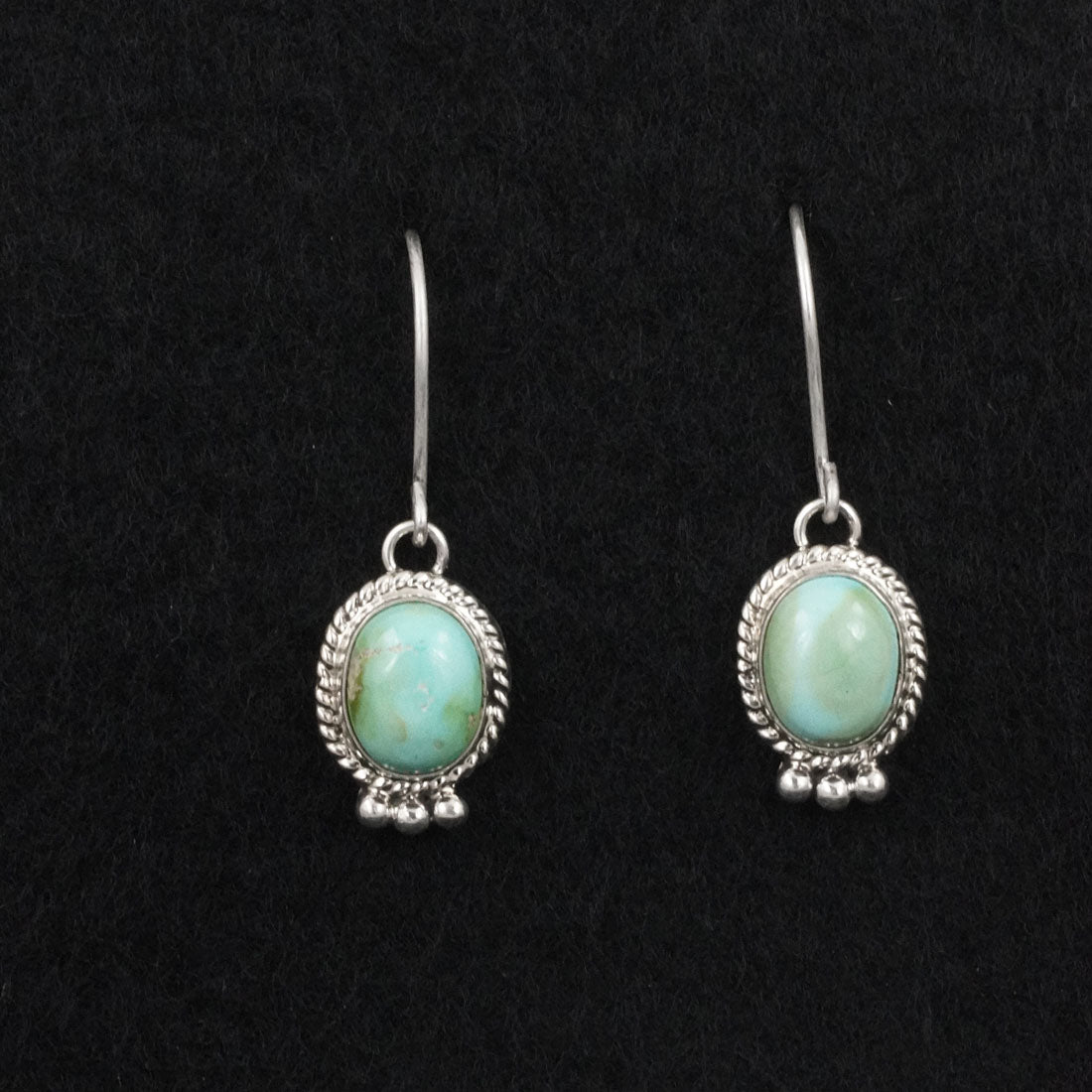 Eugene Gruber Turquoise & Sterling Silver Earrings