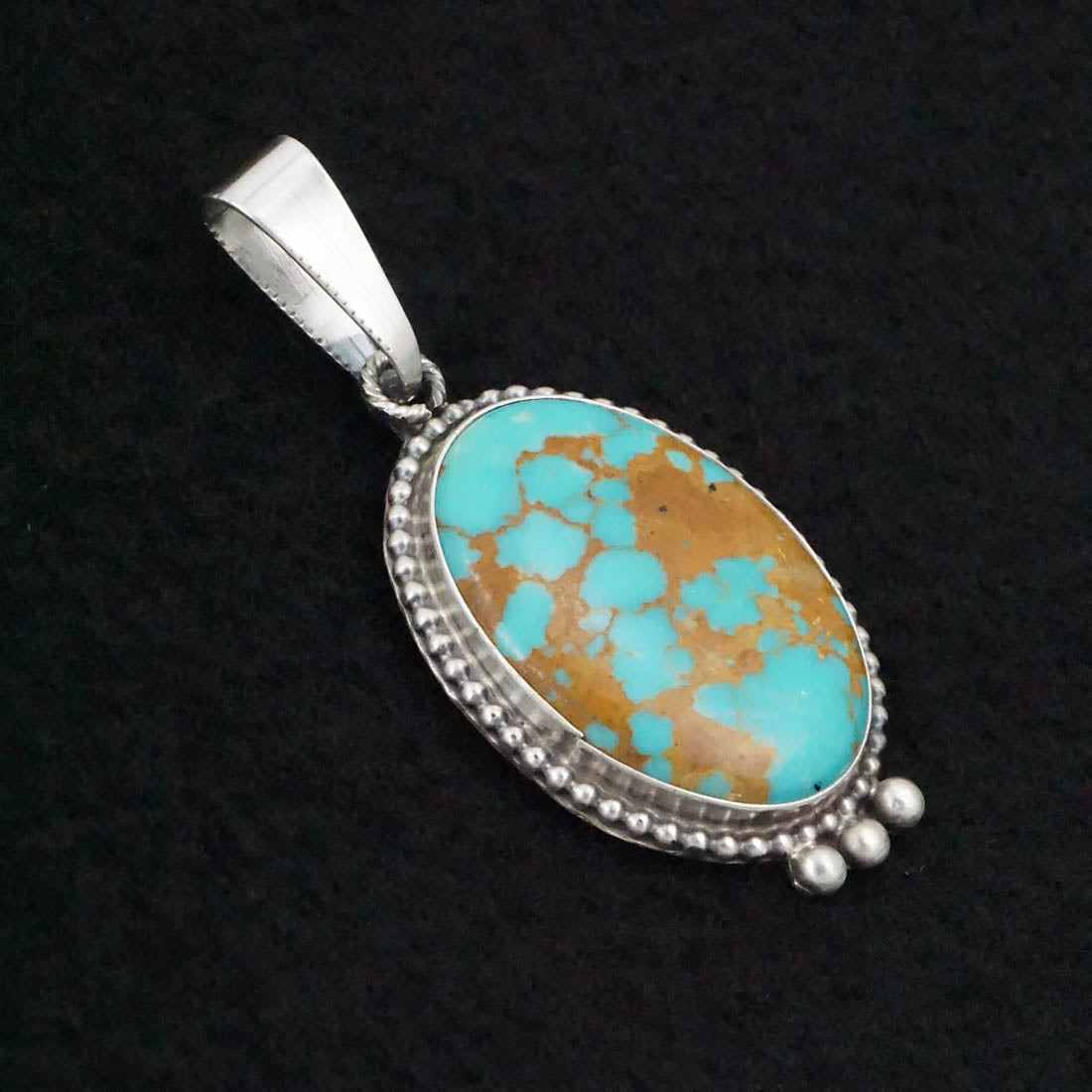 Jimmy Garcia Turquoise & Sterling Silver Pendant