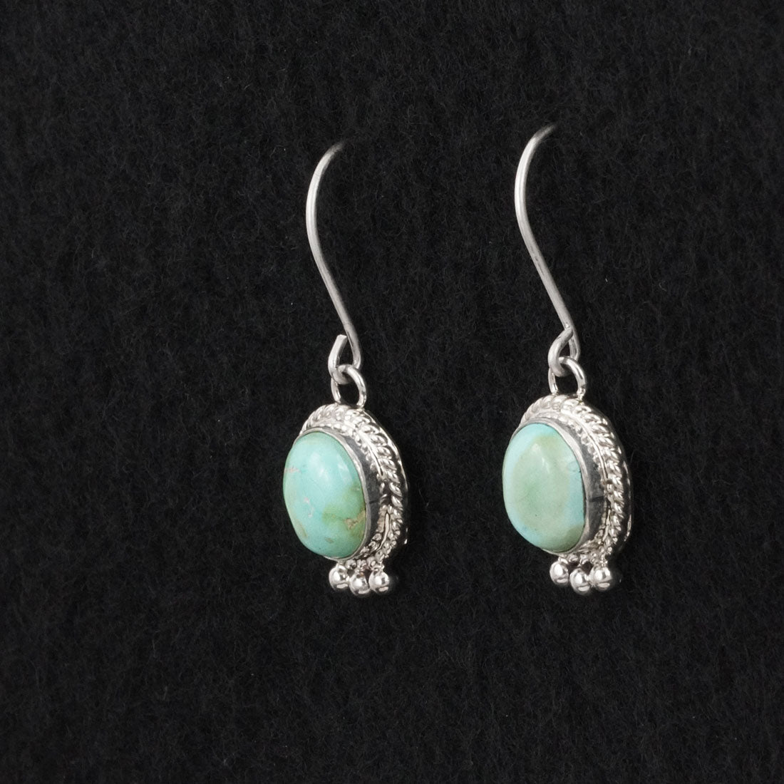 Eugene Gruber Turquoise & Sterling Silver Earrings