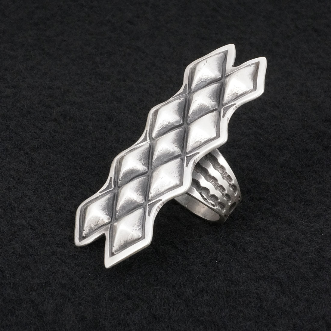 Calvin Martinez Sterling Silver Ring Size 9.5