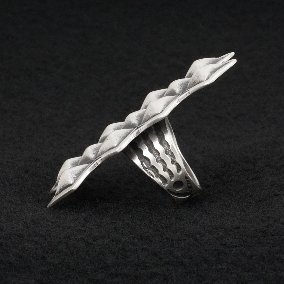Calvin Martinez Sterling Silver Ring Size 9.5