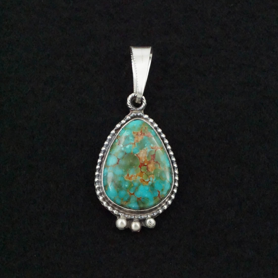 Jimmy Garcia Turquoise & Sterling Silver Pendant