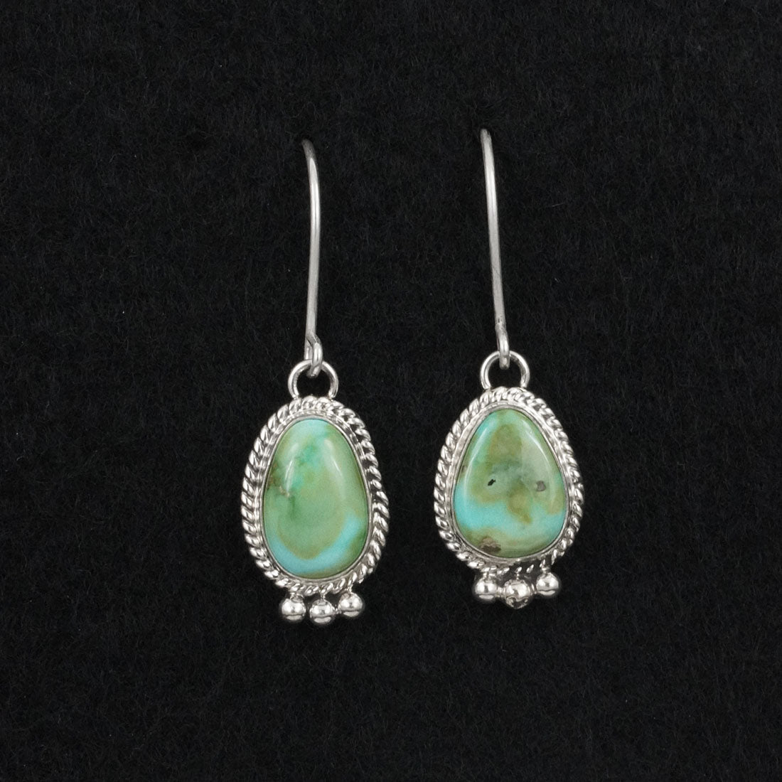 Eugene Gruber Turquoise & Sterling Silver Earrings