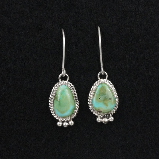 Eugene Gruber Turquoise & Sterling Silver Earrings