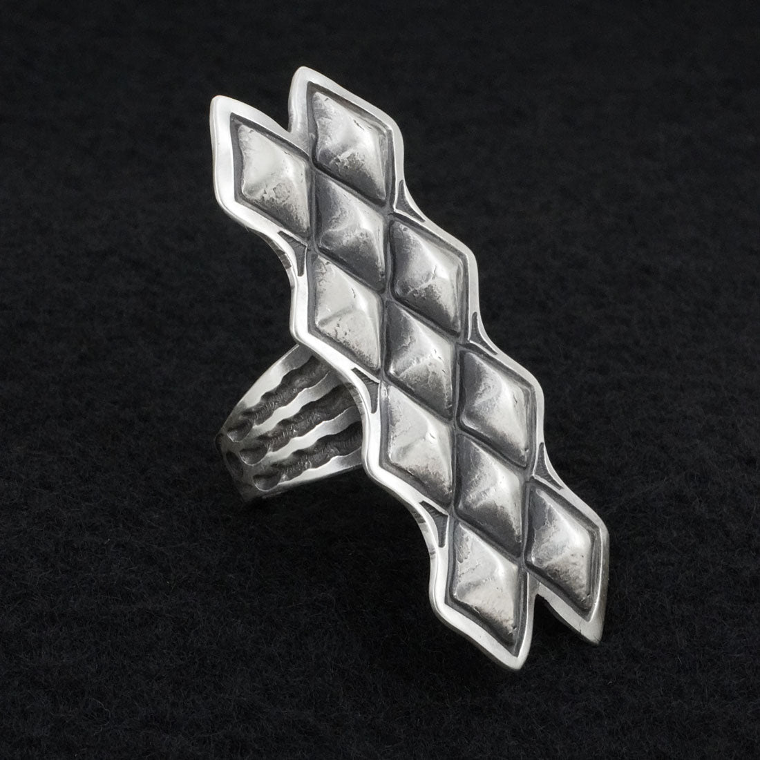 Calvin Martinez Sterling Silver Ring Size 9.5