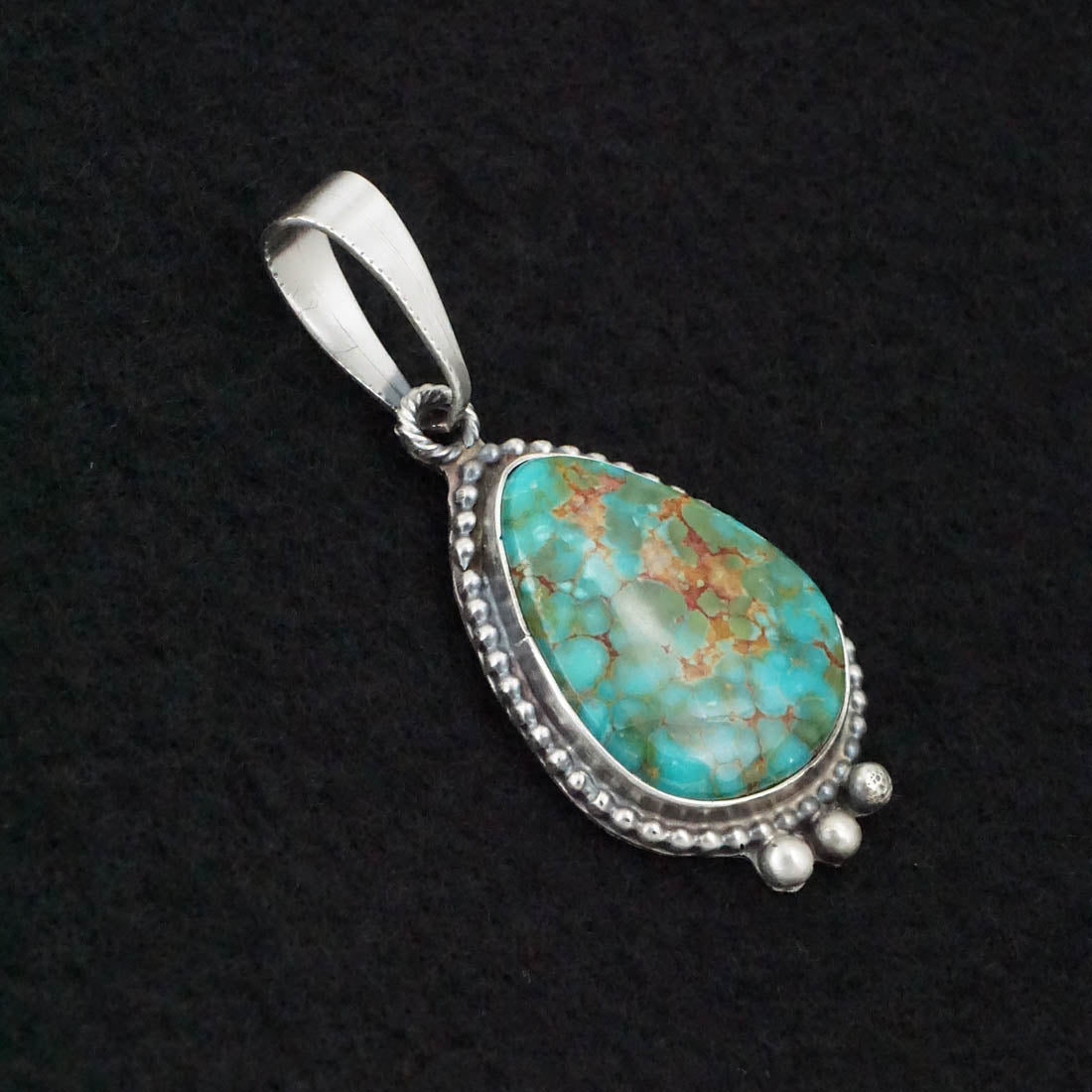 Jimmy Garcia Turquoise & Sterling Silver Pendant