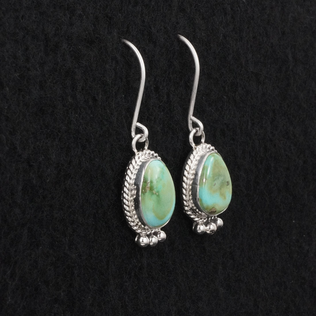 Eugene Gruber Turquoise & Sterling Silver Earrings