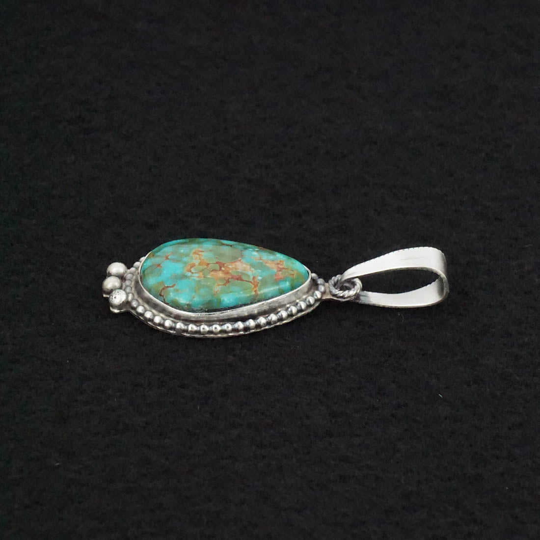 Jimmy Garcia Turquoise & Sterling Silver Pendant