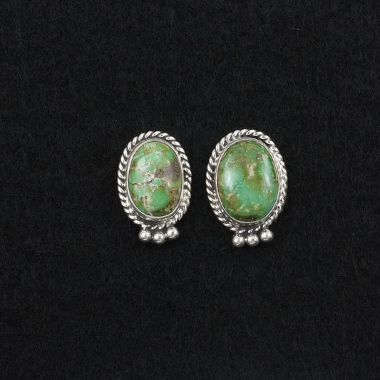 Eugene Gruber Turquoise & Sterling Silver Earrings