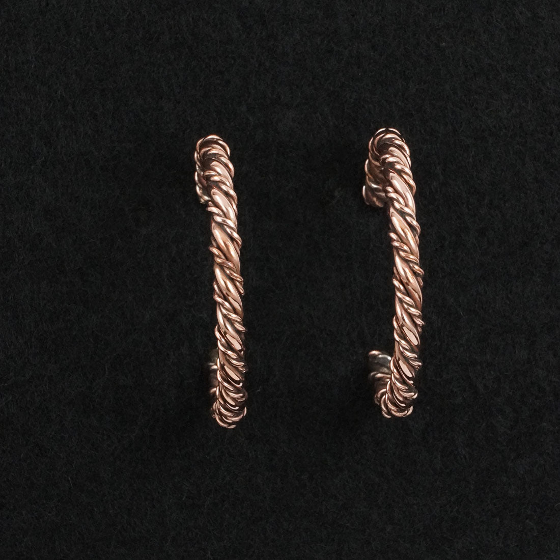Elaine Tahe Copper Hoop Earrings