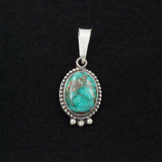 Jimmy Garcia Turquoise & Sterling Silver Pendant