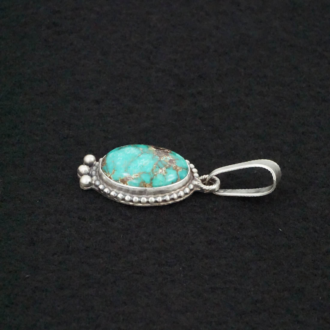 Jimmy Garcia Turquoise & Sterling Silver Pendant