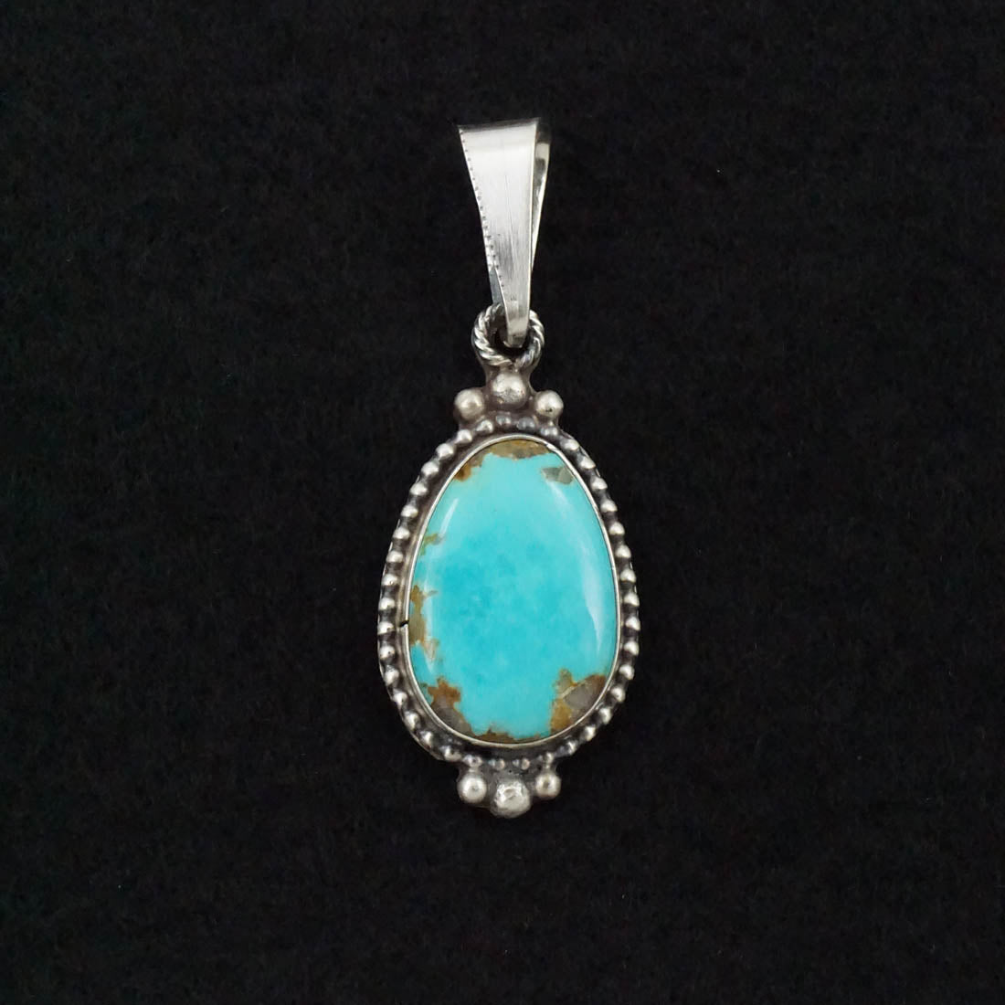 Jimmy Garcia Turquoise & Sterling Silver Pendant