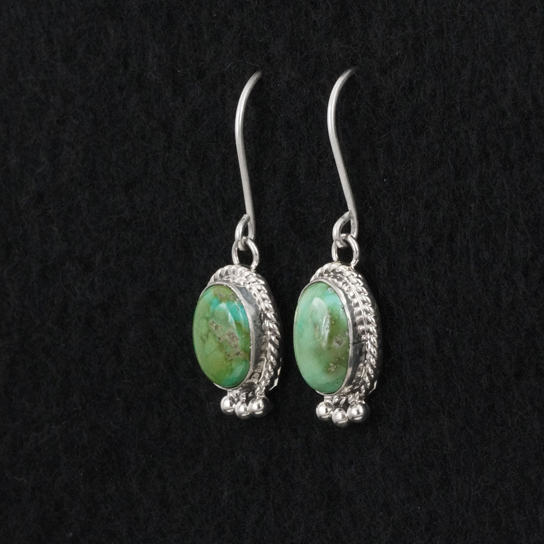 Eugene Gruber Turquoise & Sterling Silver Earrings