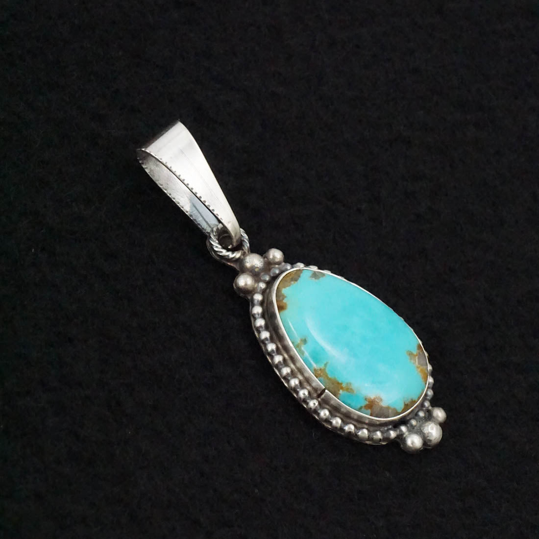 Jimmy Garcia Turquoise & Sterling Silver Pendant