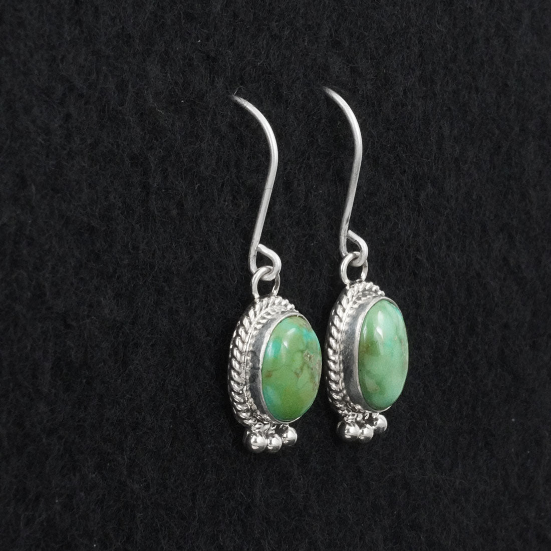Eugene Gruber Turquoise & Sterling Silver Earrings