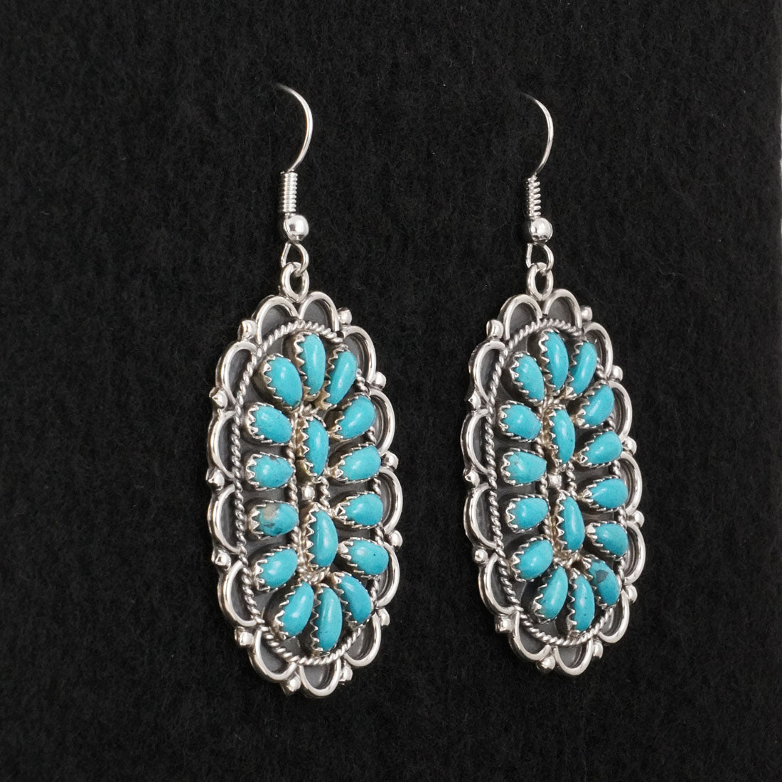 Gerald Mitchell Turquoise & Sterling Silver Earrings